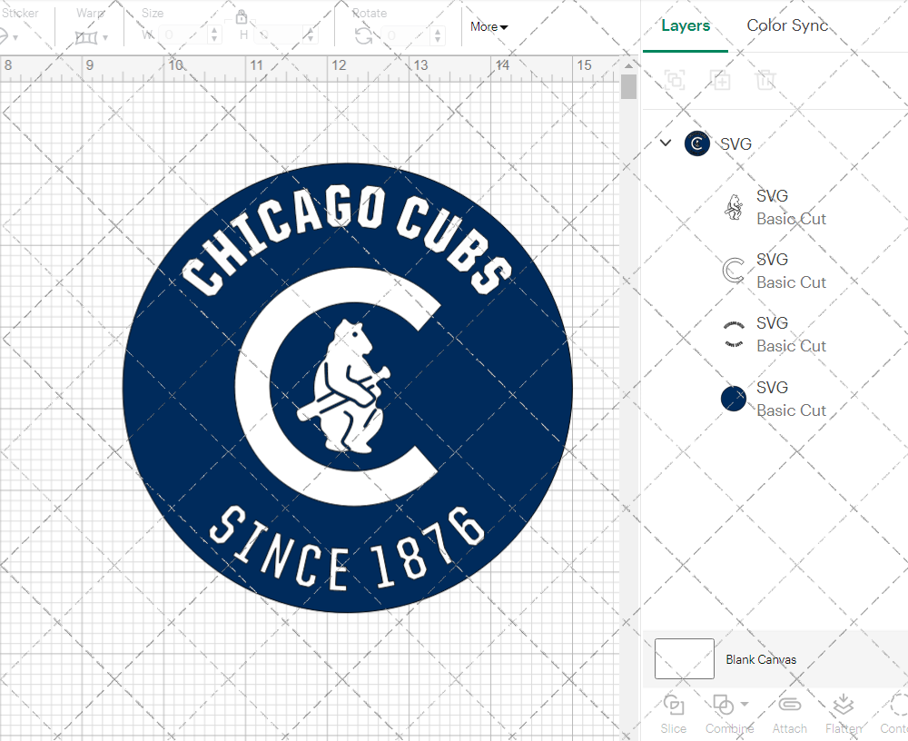 Chicago Cubs Circle 1911, Svg, Dxf, Eps, Png - SvgShopArt