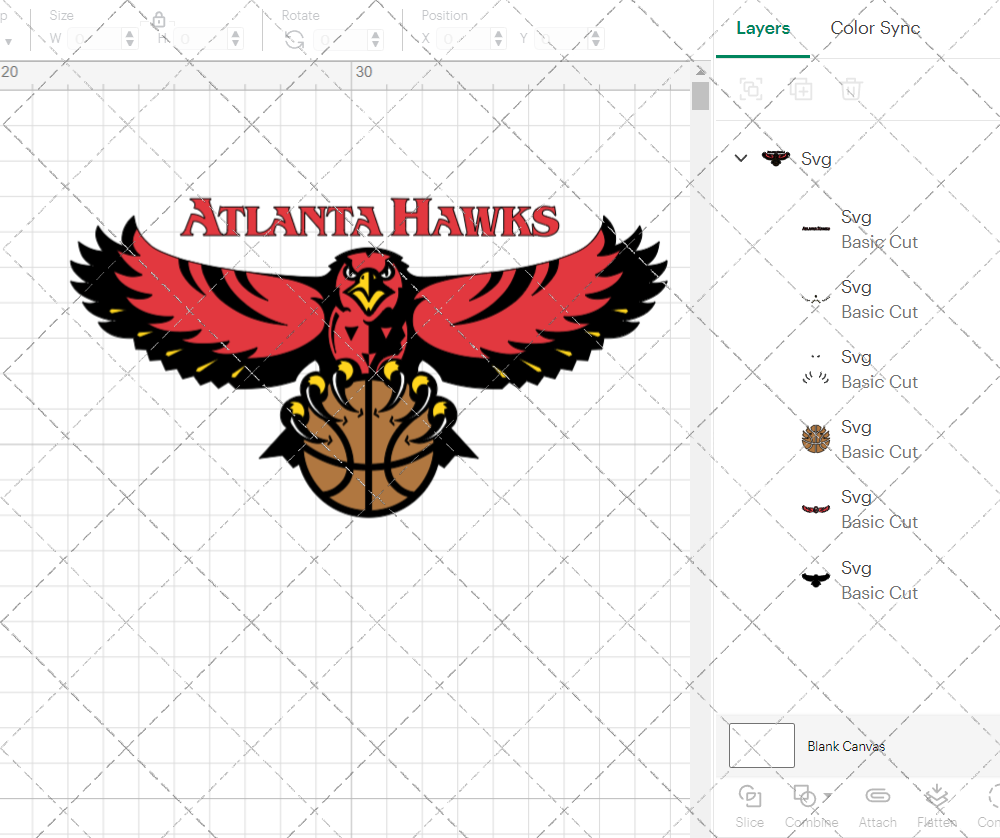 Atlanta Hawks 1995, Svg, Dxf, Eps, Png - SvgShopArt