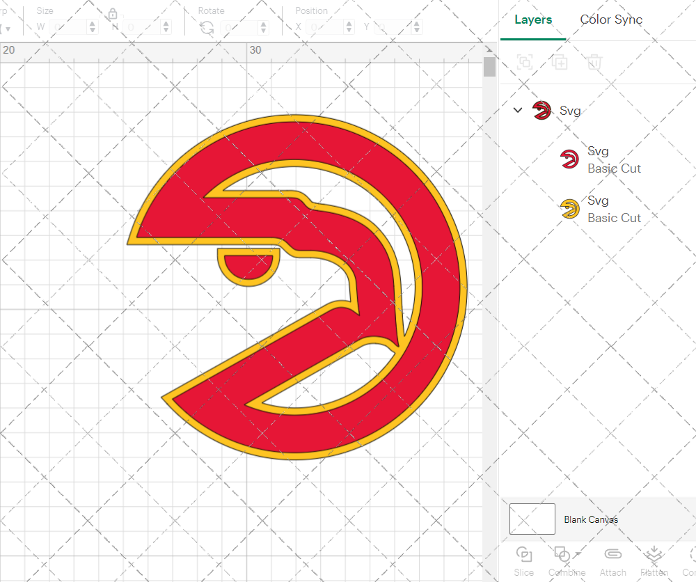 Atlanta Hawks Alternate 1975, Svg, Dxf, Eps, Png - SvgShopArt