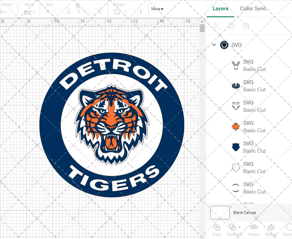 Detroit Tigers Circle 1994, Svg, Dxf, Eps, Png - SvgShopArt