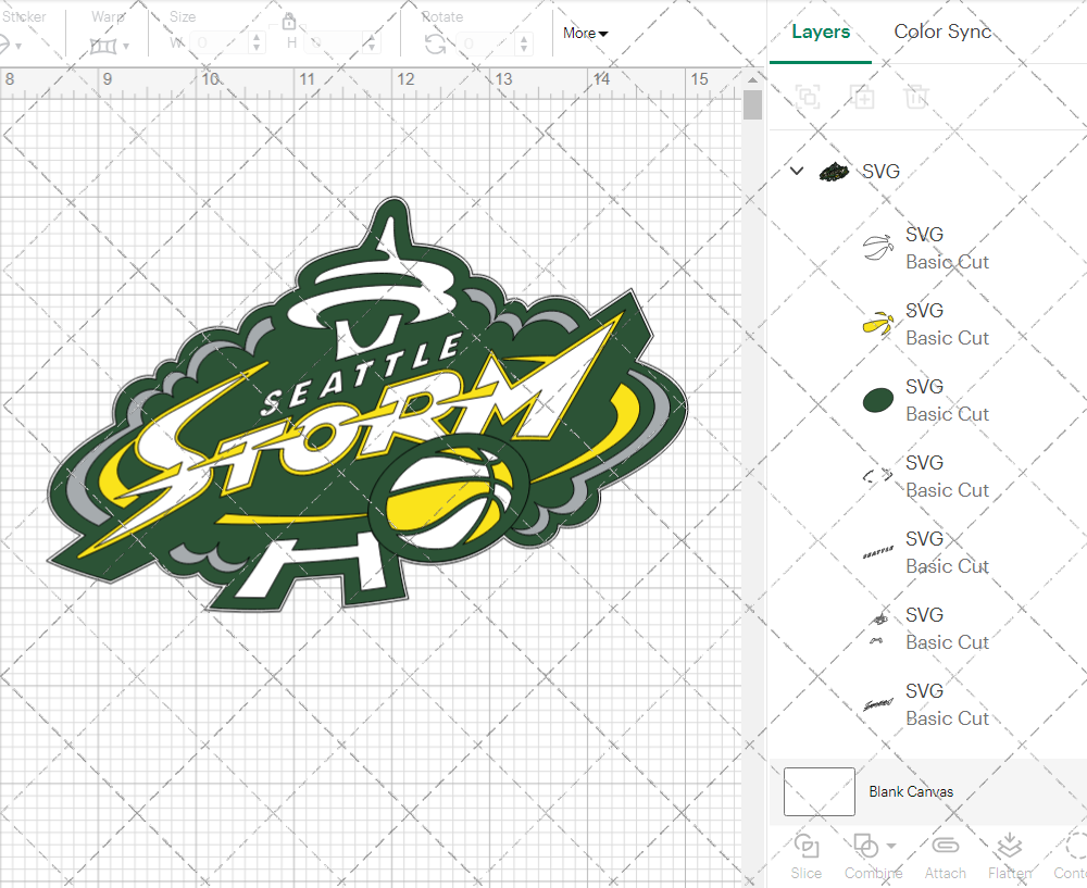 Seattle Storm 2016, Svg, Dxf, Eps, Png - SvgShopArt