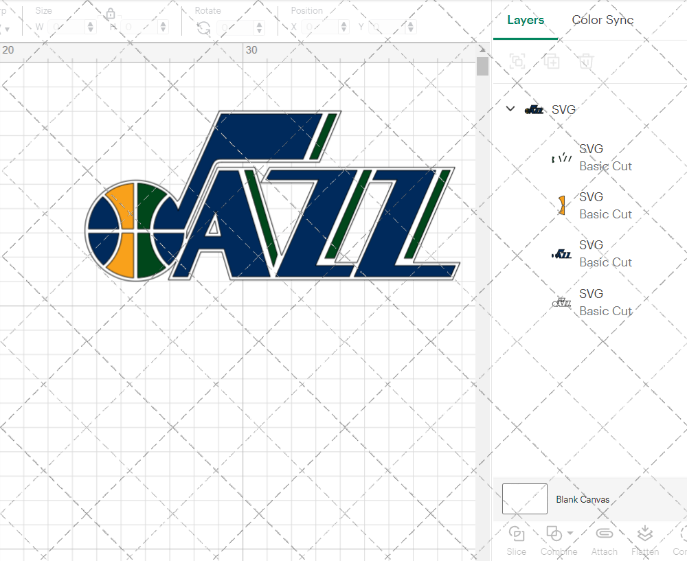 Utah Jazz Alternate 2016, Svg, Dxf, Eps, Png - SvgShopArt