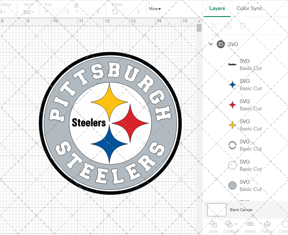 Pittsburgh Steelers Circle 1963, Svg, Dxf, Eps, Png - SvgShopArt