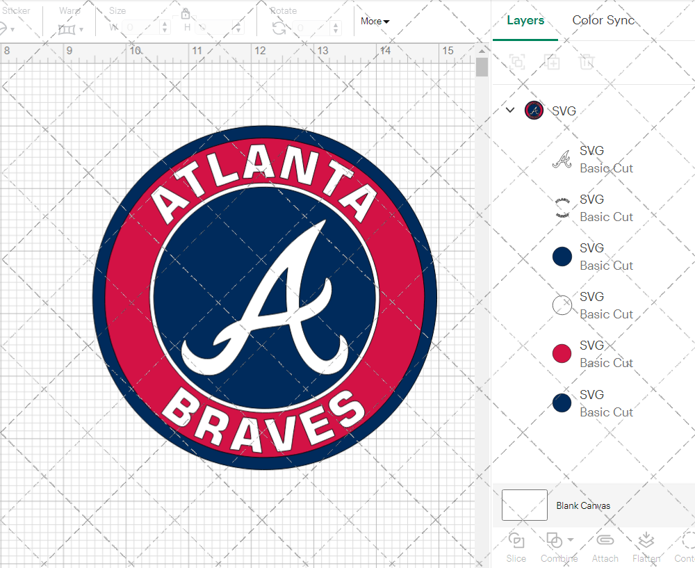 Atlanta Braves Circle 2012, Svg, Dxf, Eps, Png - SvgShopArt