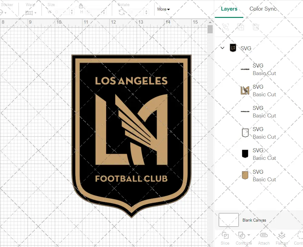 Los Angeles FC 2018, Svg, Dxf, Eps, Png - SvgShopArt