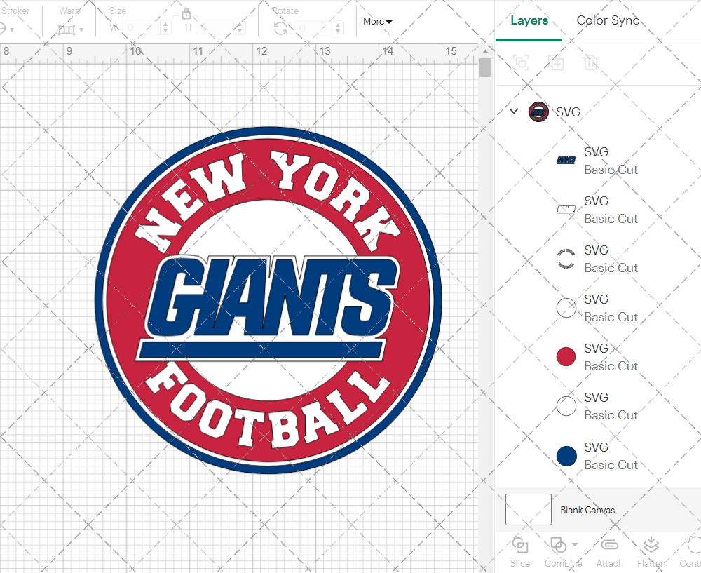 New York Giants Circle 2000 004, Svg, Dxf, Eps, Png - SvgShopArt