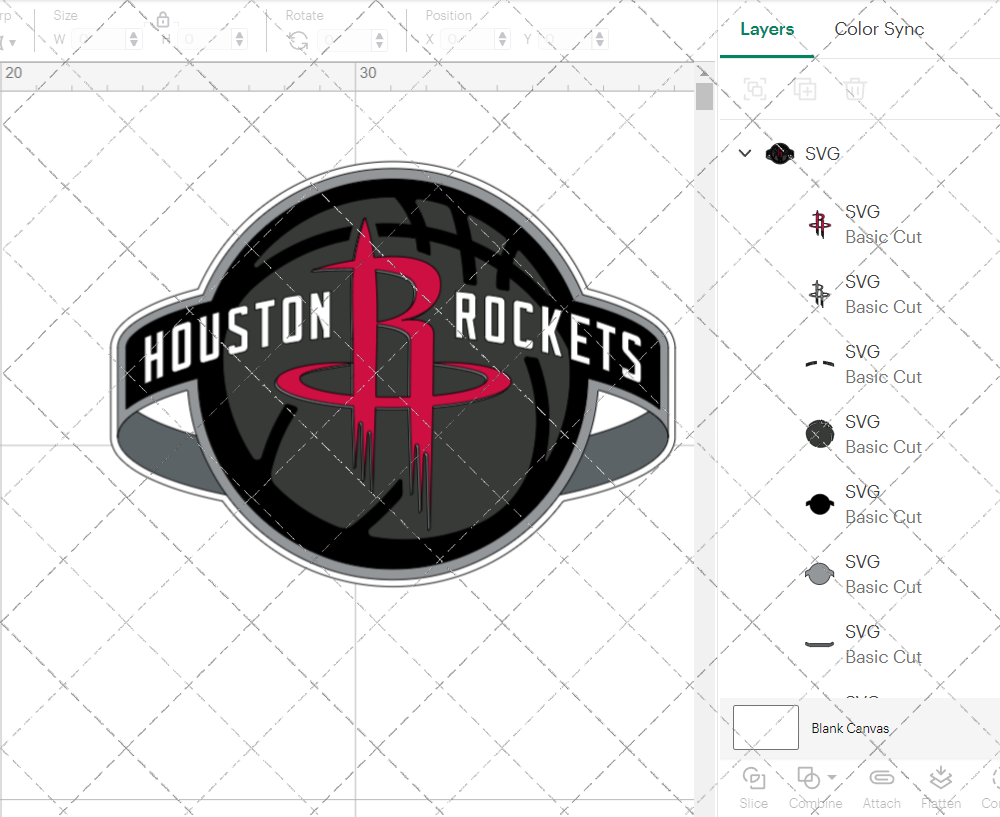 Houston Rockets 2019, Svg, Dxf, Eps, Png - SvgShopArt