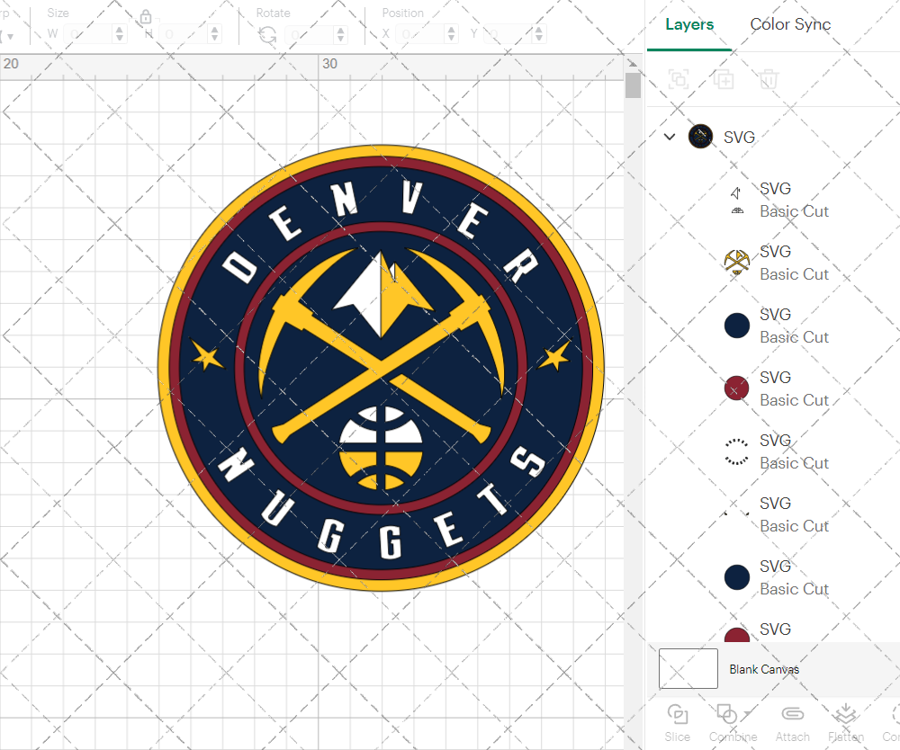 Denver Nuggets 2018, Svg, Dxf, Eps, Png - SvgShopArt