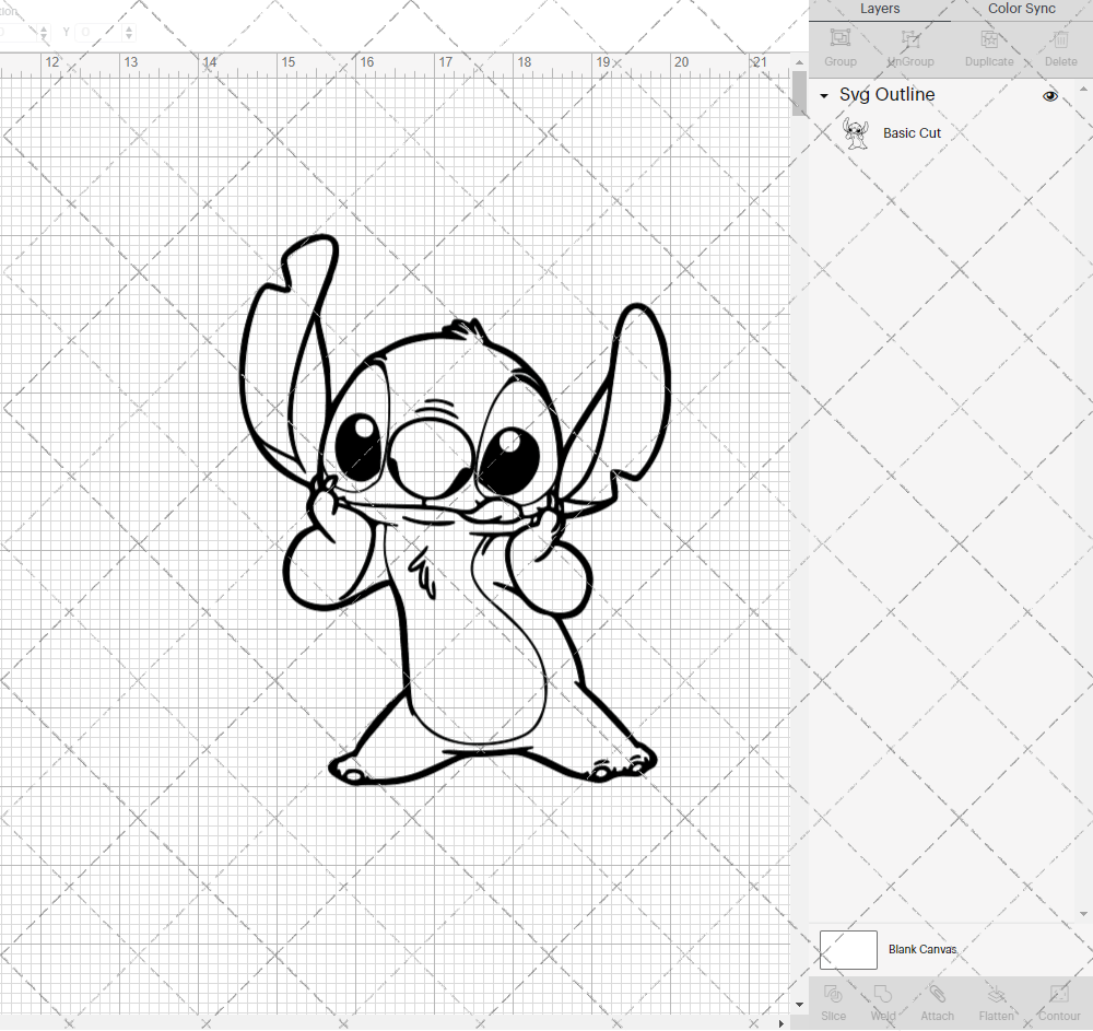 Stitch - Lilo and Stitch 004, Svg, Dxf, Eps, Png - SvgShopArt