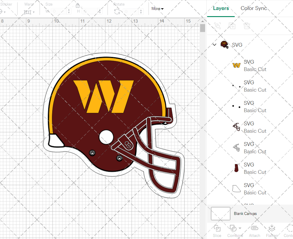 Washington Commanders Helmet 2022, Svg, Dxf, Eps, Png - SvgShopArt