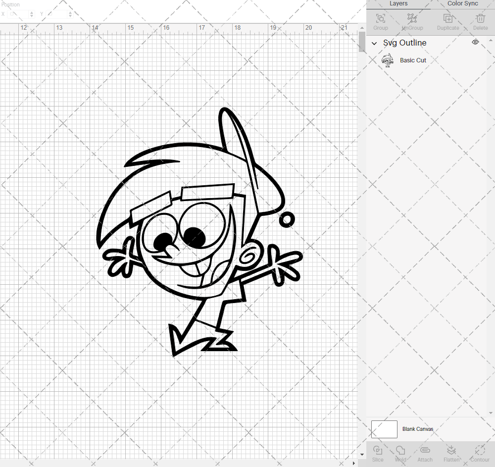 Timmy Turner - The Fairly Odd Parents, Svg, Dxf, Eps, Png - SvgShopArt