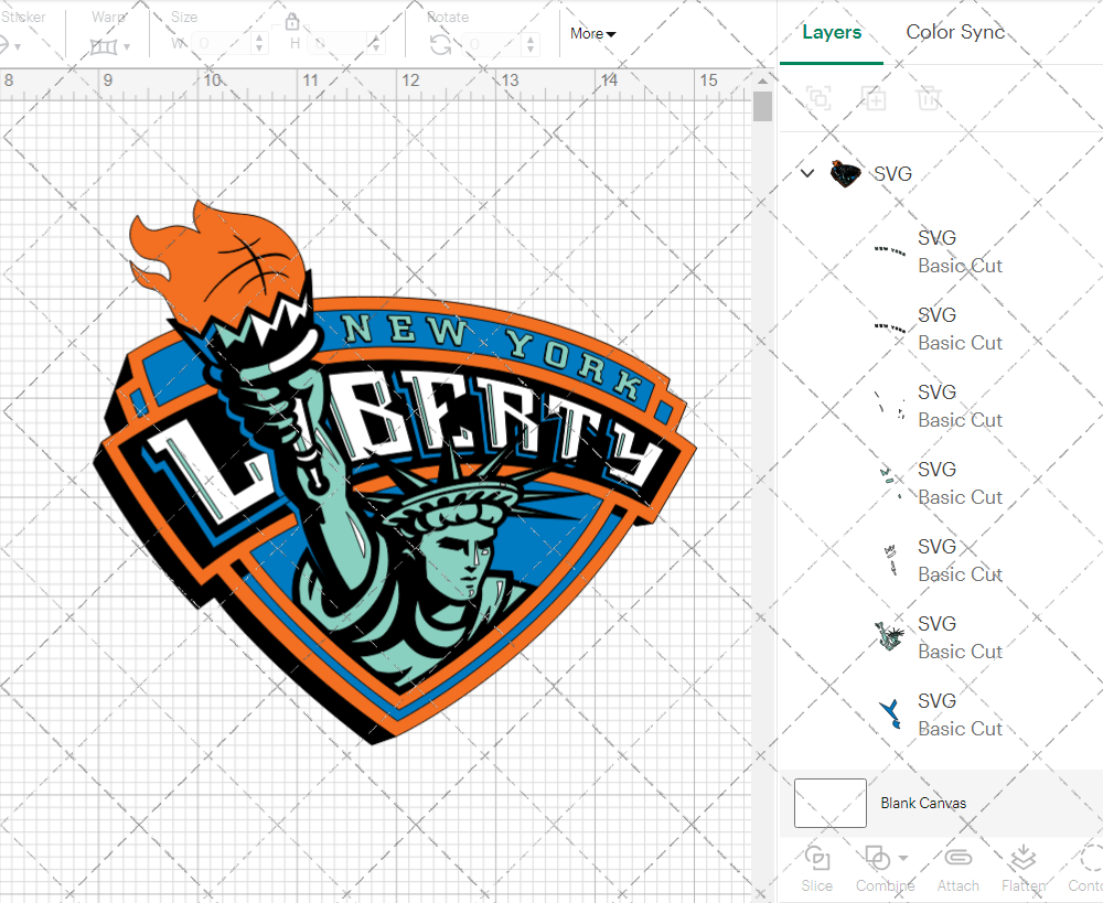 New York Liberty 1997, Svg, Dxf, Eps, Png - SvgShopArt