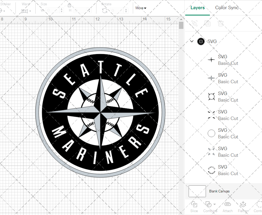 Seattle Mariners Concept 1993 004, Svg, Dxf, Eps, Png - SvgShopArt