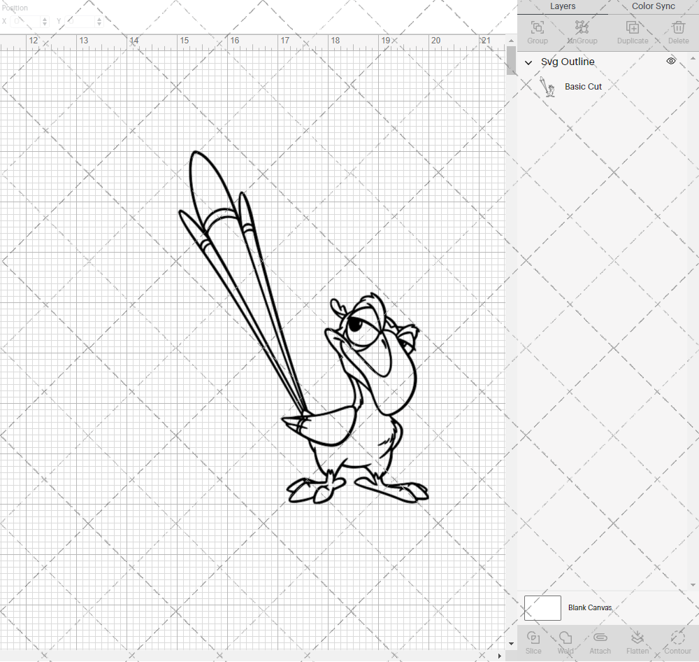 Zazu - The Lion King, Svg, Dxf, Eps, Png - SvgShopArt