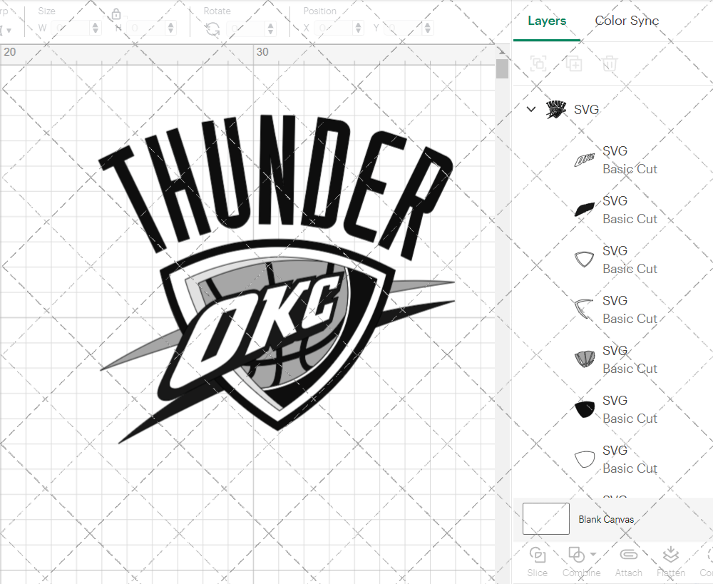 Oklahoma City Thunder Concept 2008 004, Svg, Dxf, Eps, Png - SvgShopArt