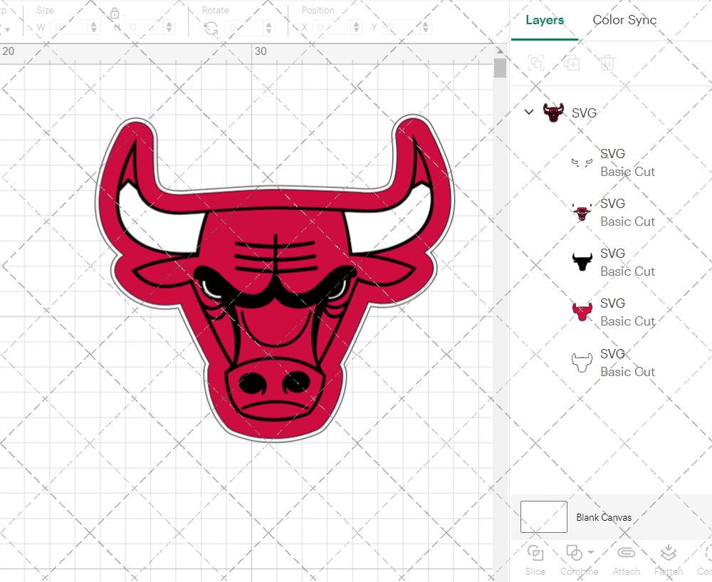 Chicago Bulls Concept 1972 003, Svg, Dxf, Eps, Png - SvgShopArt