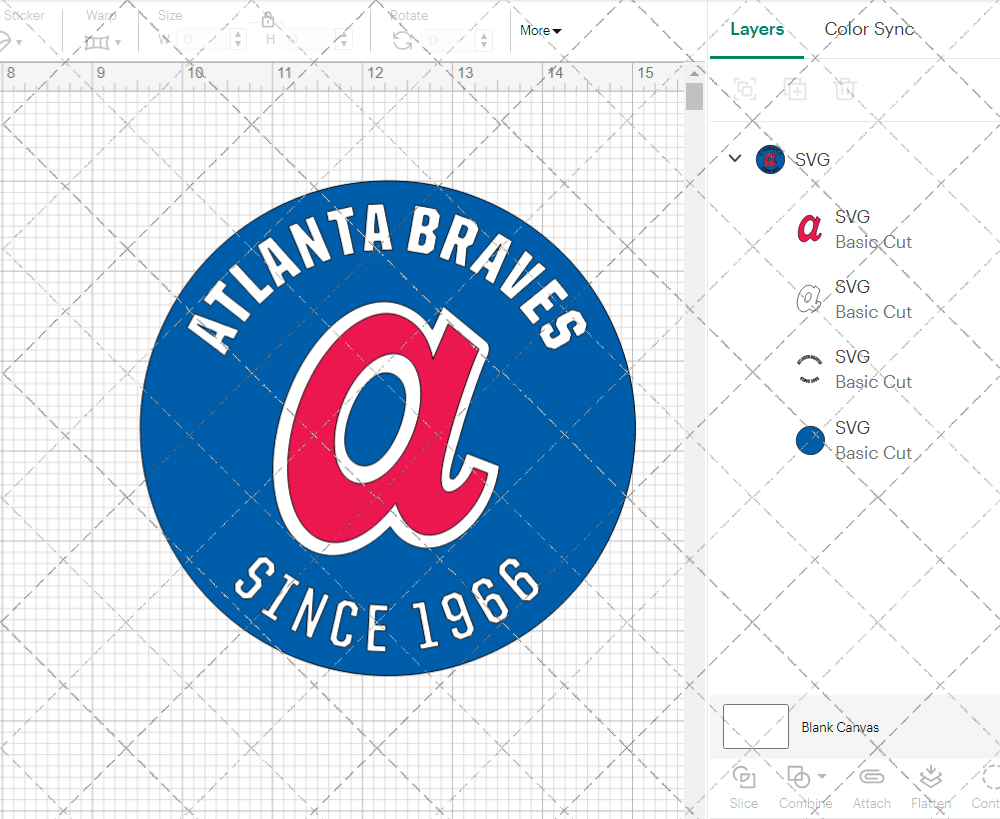 Atlanta Braves Circle 1972, Svg, Dxf, Eps, Png - SvgShopArt