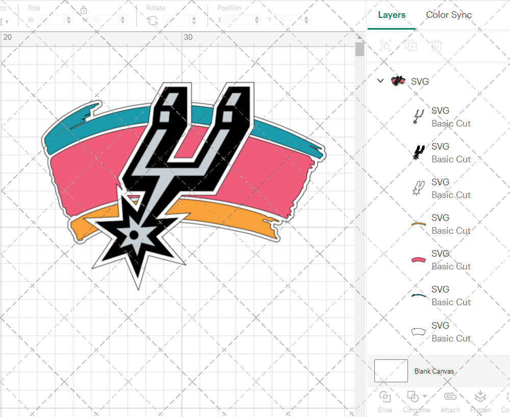 San Antonio Spurs Concept 2017 005, Svg, Dxf, Eps, Png - SvgShopArt