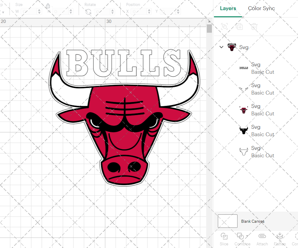 Chicago Bulls Alternate 1972 004, Svg, Dxf, Eps, Png - SvgShopArt