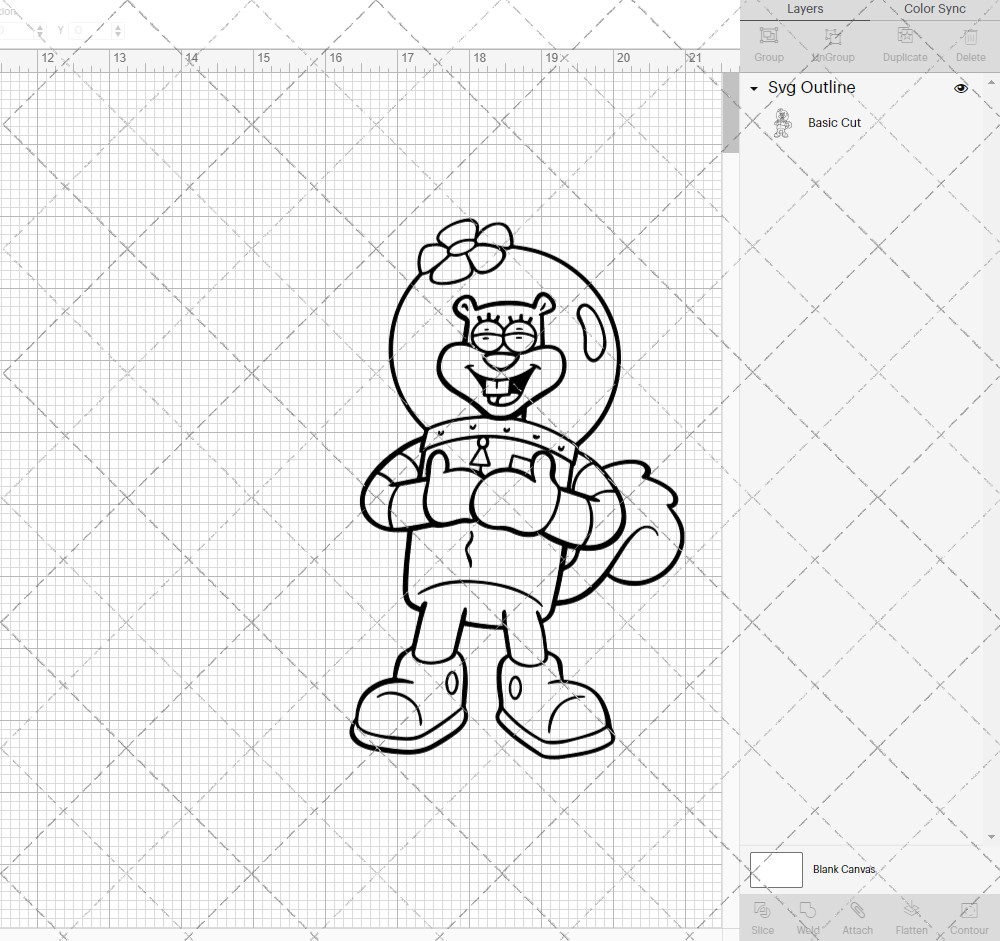 Sandy Cheeks - SpongeBob SquarePants 002, Svg, Dxf, Eps, Png - SvgShopArt