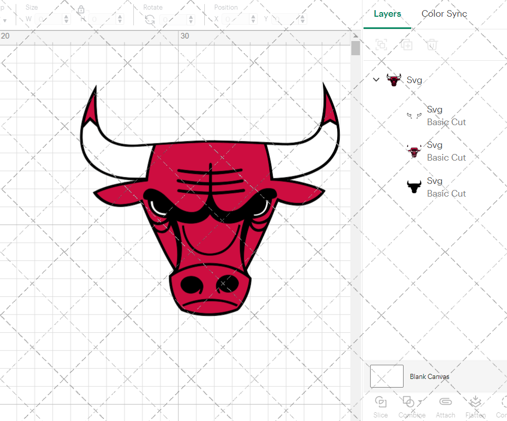 Chicago Bulls Alternate 1972 002, Svg, Dxf, Eps, Png - SvgShopArt