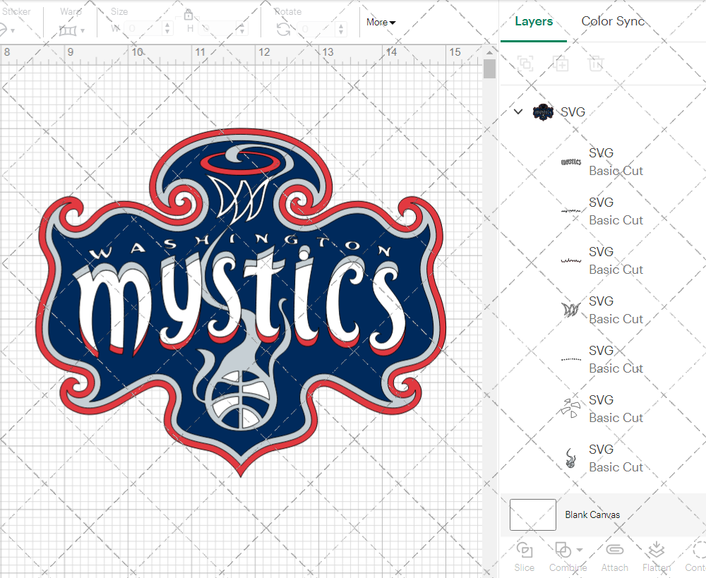 Washington Mystics 2011, Svg, Dxf, Eps, Png - SvgShopArt