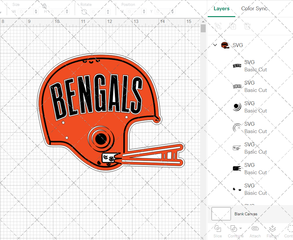 Cincinnati Bengals 1970, Svg, Dxf, Eps, Png - SvgShopArt