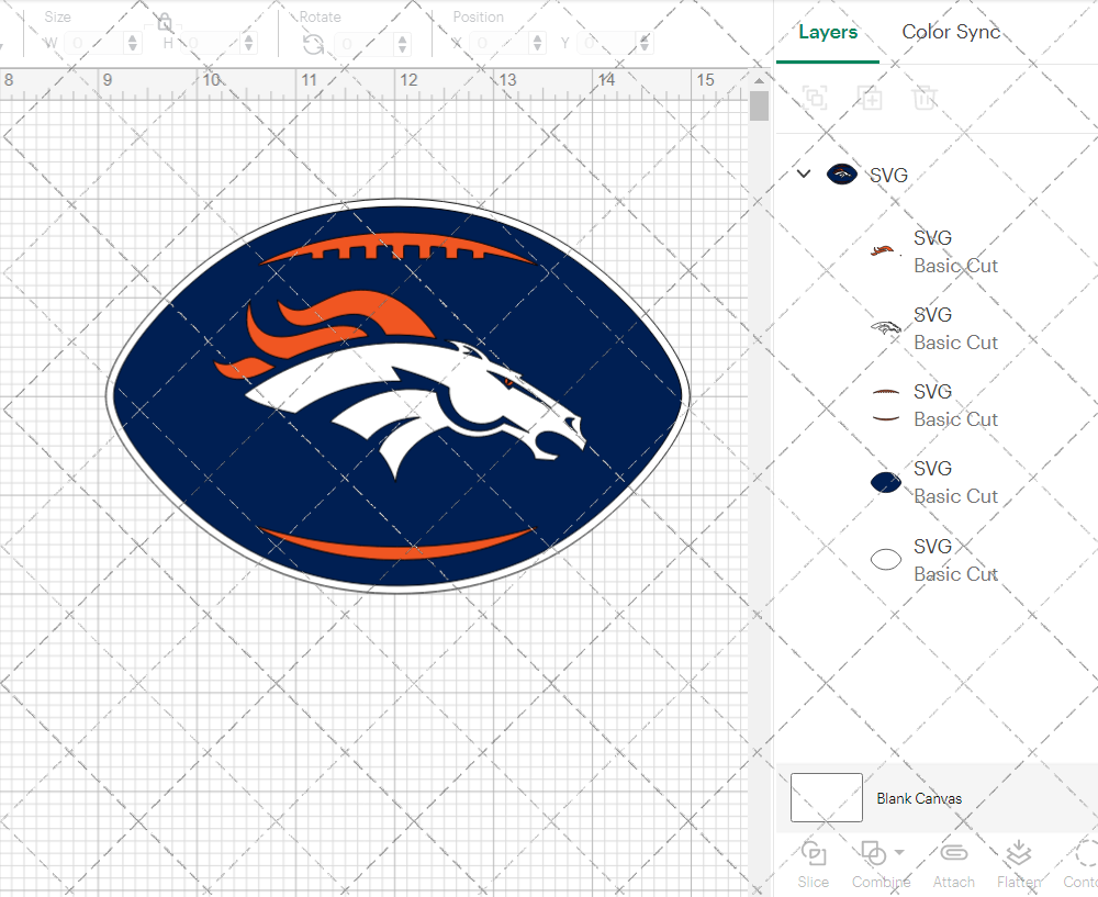 Denver Broncos Concept 1997 007, Svg, Dxf, Eps, Png - SvgShopArt