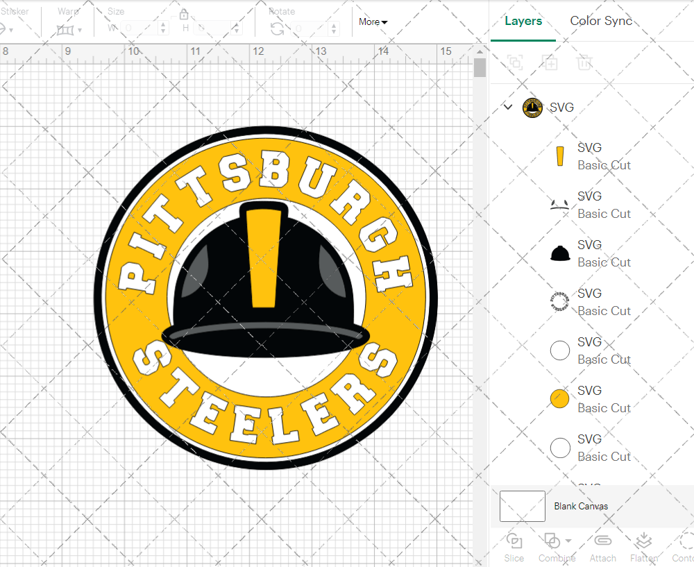 Pittsburgh Steelers Circle 1963 002, Svg, Dxf, Eps, Png - SvgShopArt