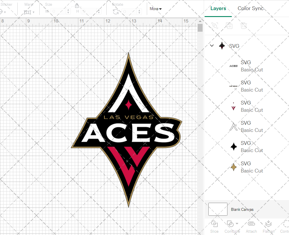 Las Vegas Aces 2018, Svg, Dxf, Eps, Png - SvgShopArt