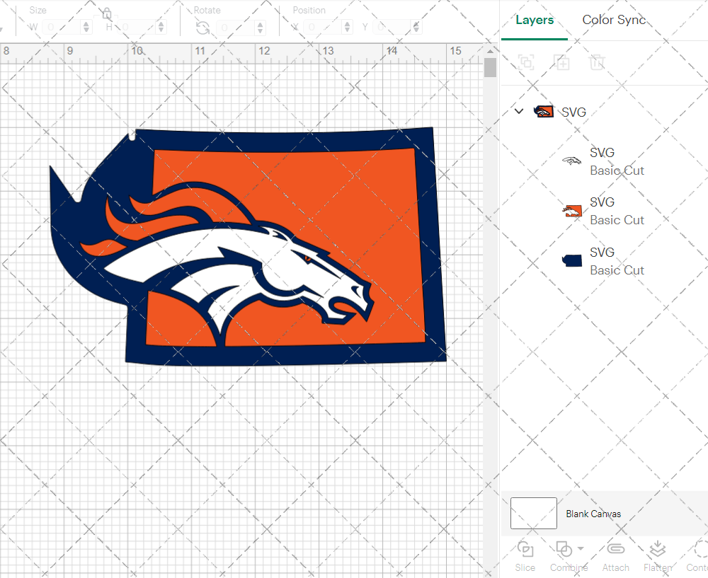 Denver Broncos Concept 1997 004, Svg, Dxf, Eps, Png - SvgShopArt