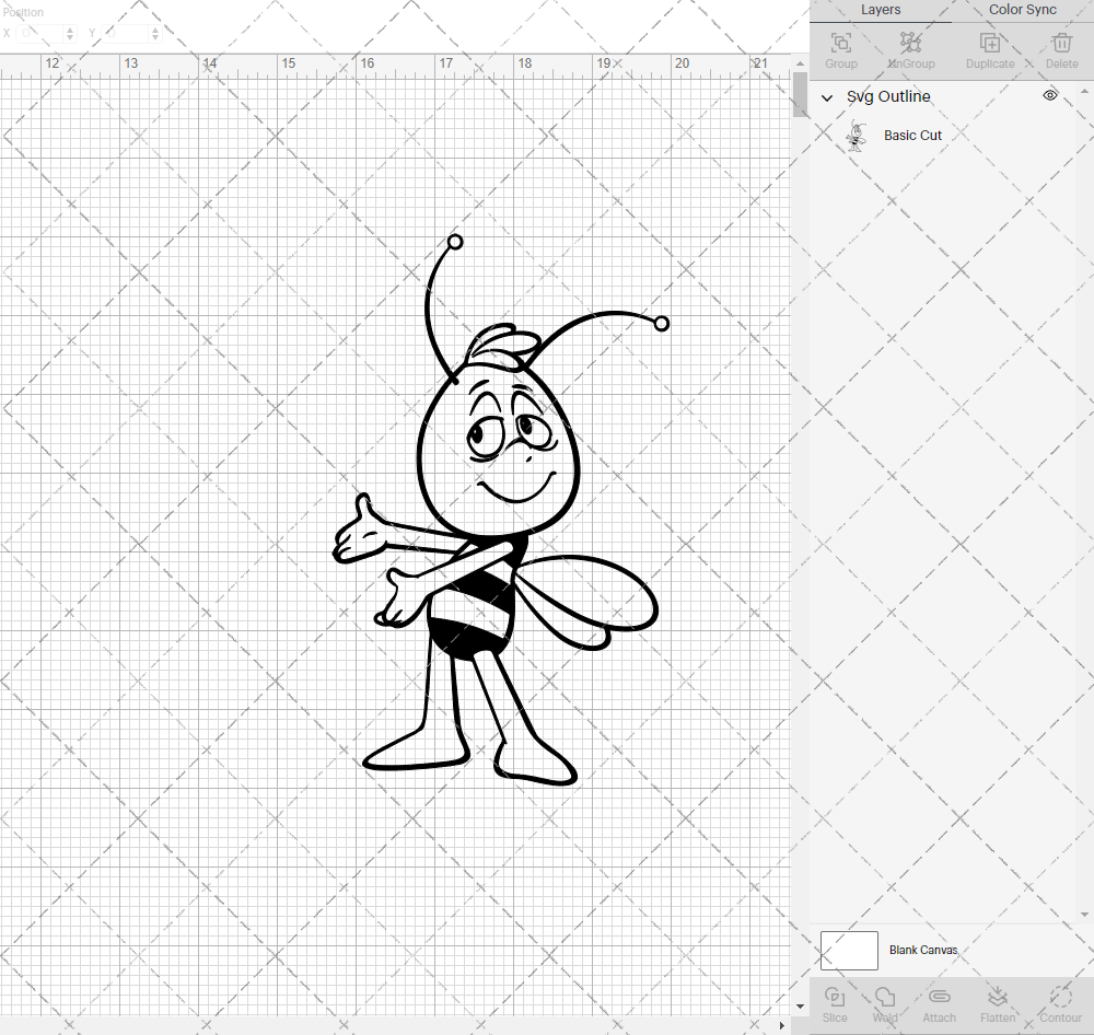 Willy - Maya The Bee 002, Svg, Dxf, Eps, Png - SvgShopArt
