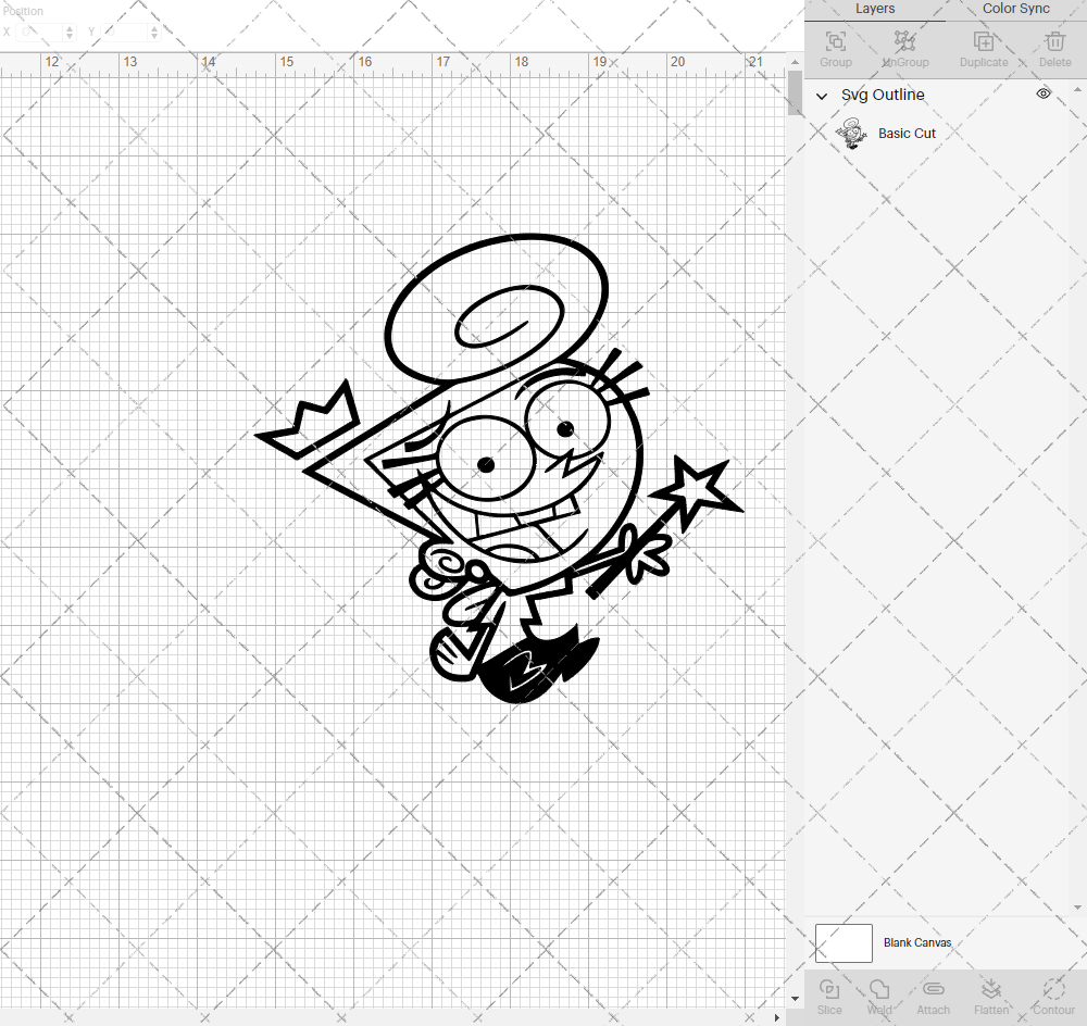 Wanda - The Fairly Odd Parents 002, Svg, Dxf, Eps, Png - SvgShopArt