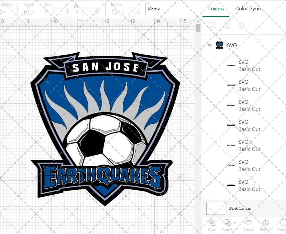 San Jose Earthquakes 2000, Svg, Dxf, Eps, Png - SvgShopArt