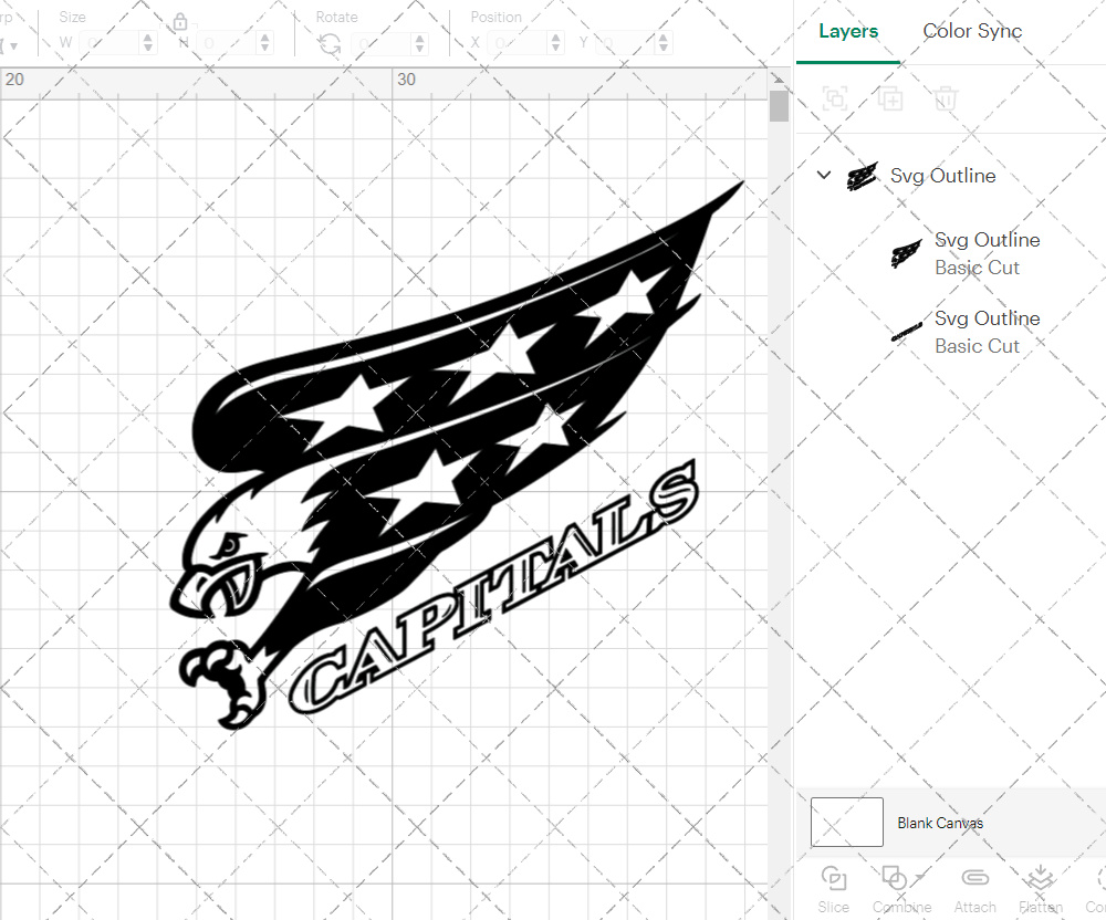 Washington Capitals Alternate 1995, Svg, Dxf, Eps, Png - SvgShopArt