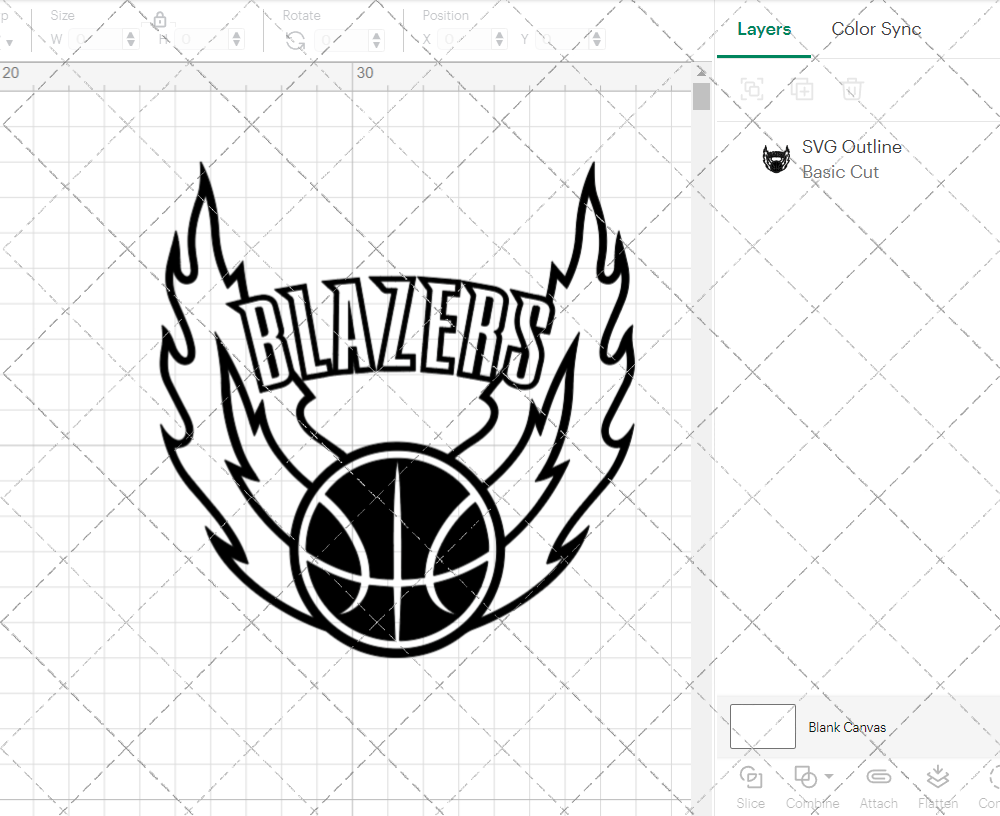 Portland Trail Blazers Alternate 2002 004, Svg, Dxf, Eps, Png - SvgShopArt