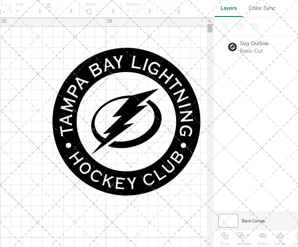 Tampa Bay Lightning Circle 2018, Svg, Dxf, Eps, Png - SvgShopArt