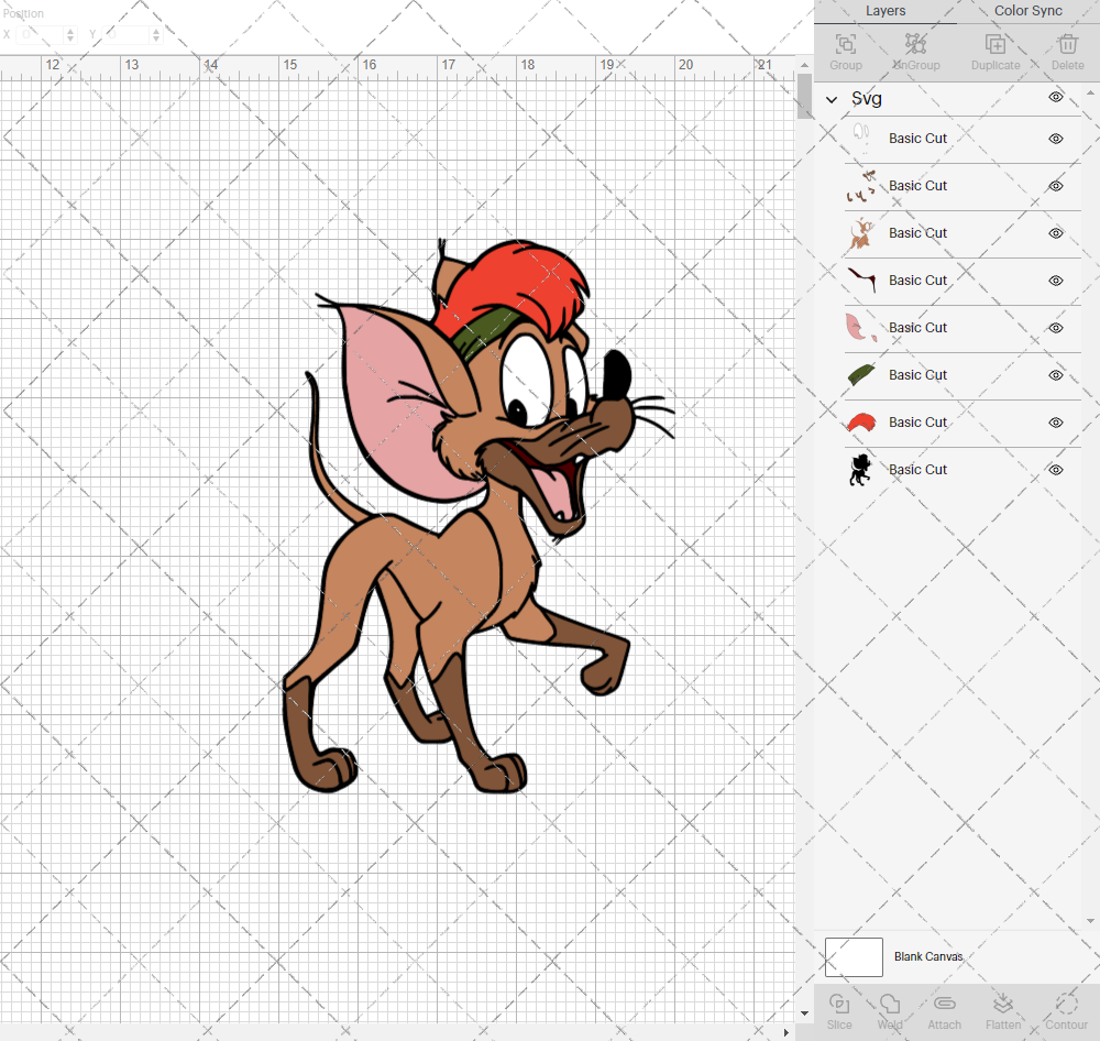 Tito - Oliver and Company, Svg, Dxf, Eps, Png - SvgShopArt