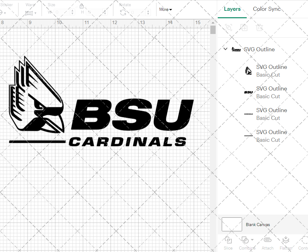 Ball State Cardinals Alternate 2015, Svg, Dxf, Eps, Png - SvgShopArt