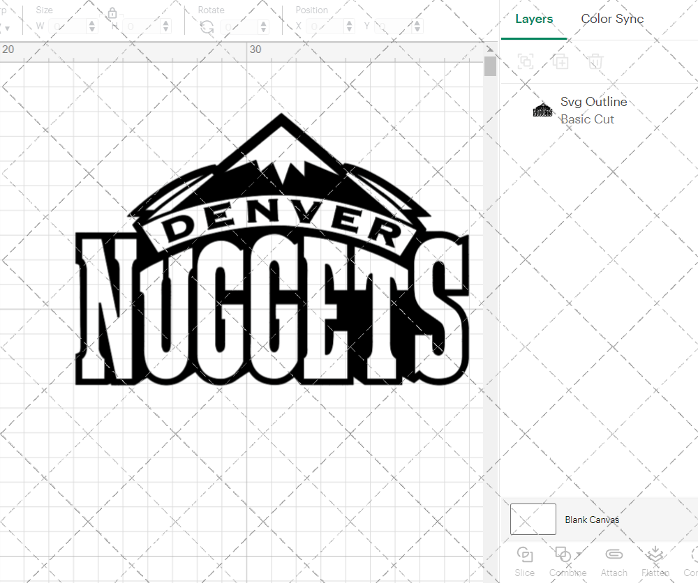 Denver Nuggets 1993, Svg, Dxf, Eps, Png - SvgShopArt