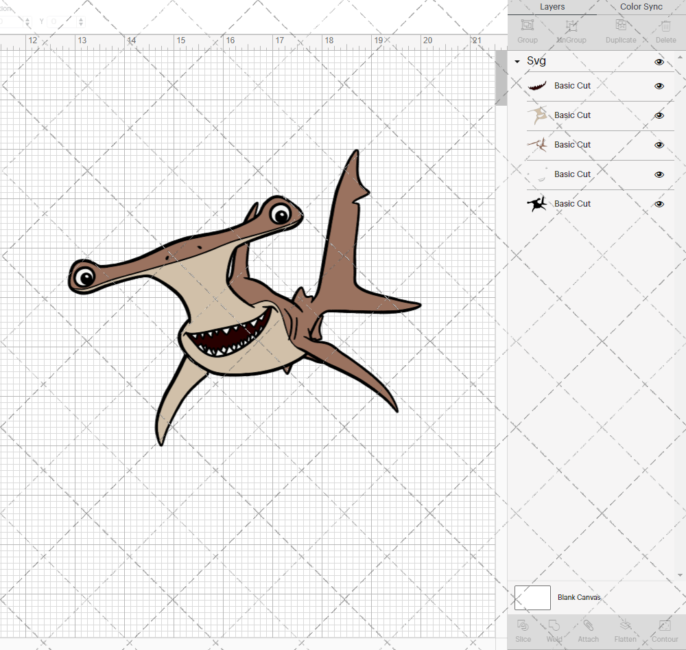 Shark Anchor - Finding Nemo, Svg, Dxf, Eps, Png - SvgShopArt