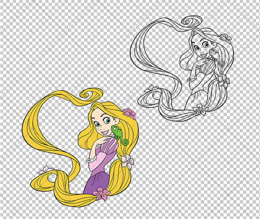 Tangled, Svg, Dxf, Eps, Png - SvgShopArt