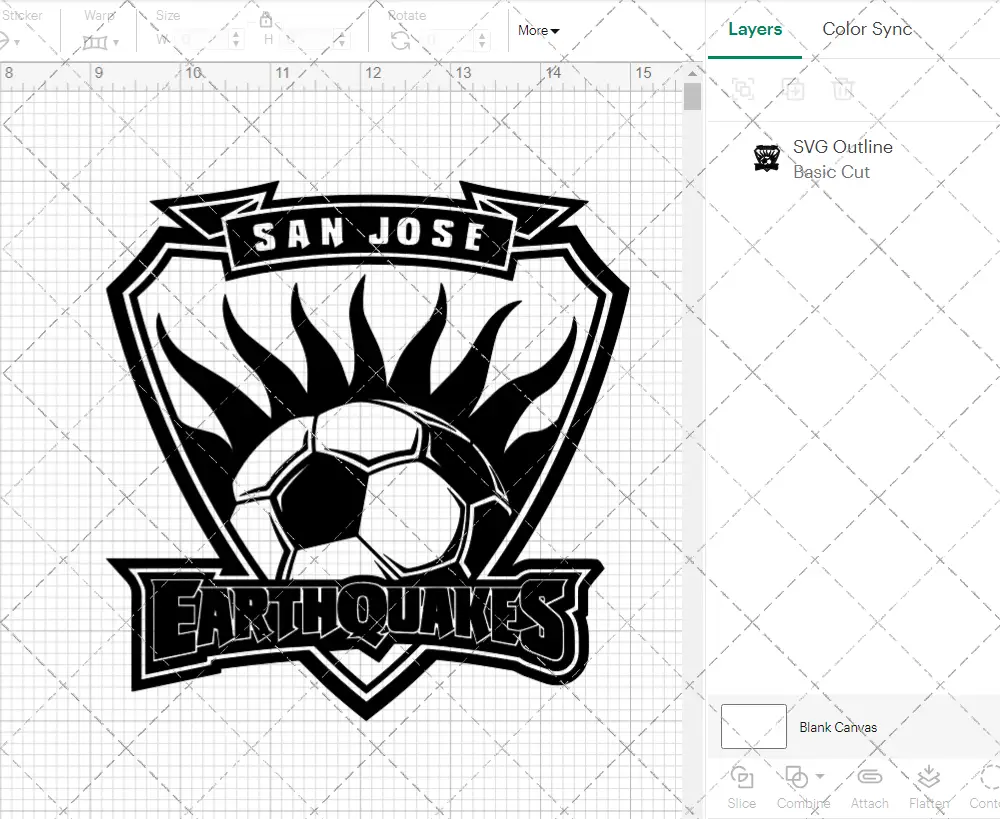 San Jose Earthquakes 2000, Svg, Dxf, Eps, Png - SvgShopArt