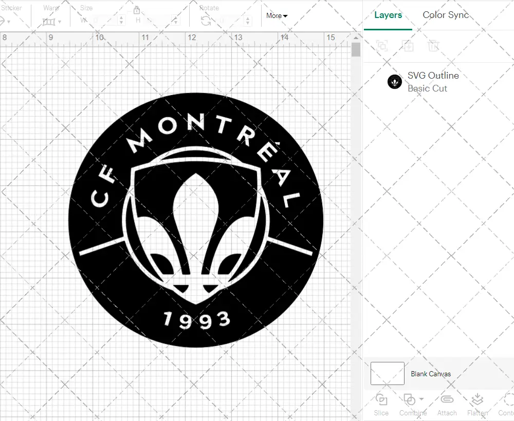 CF Montréal 2023, Svg, Dxf, Eps, Png - SvgShopArt