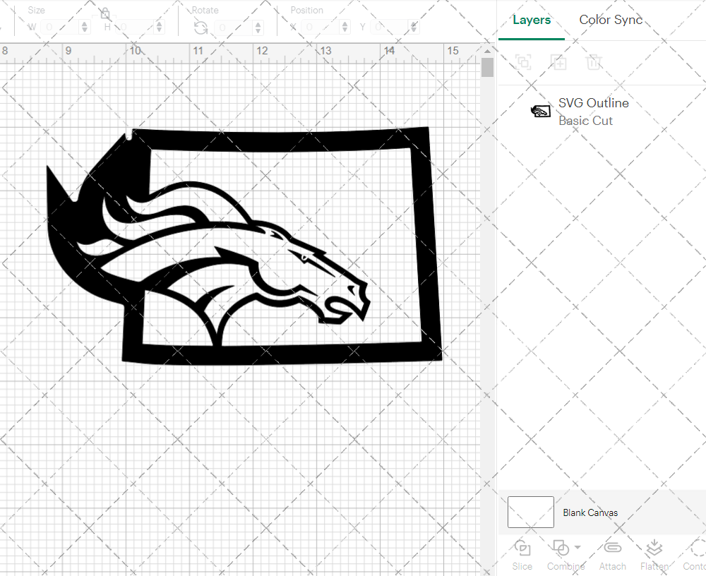 Denver Broncos Concept 1997 004, Svg, Dxf, Eps, Png - SvgShopArt