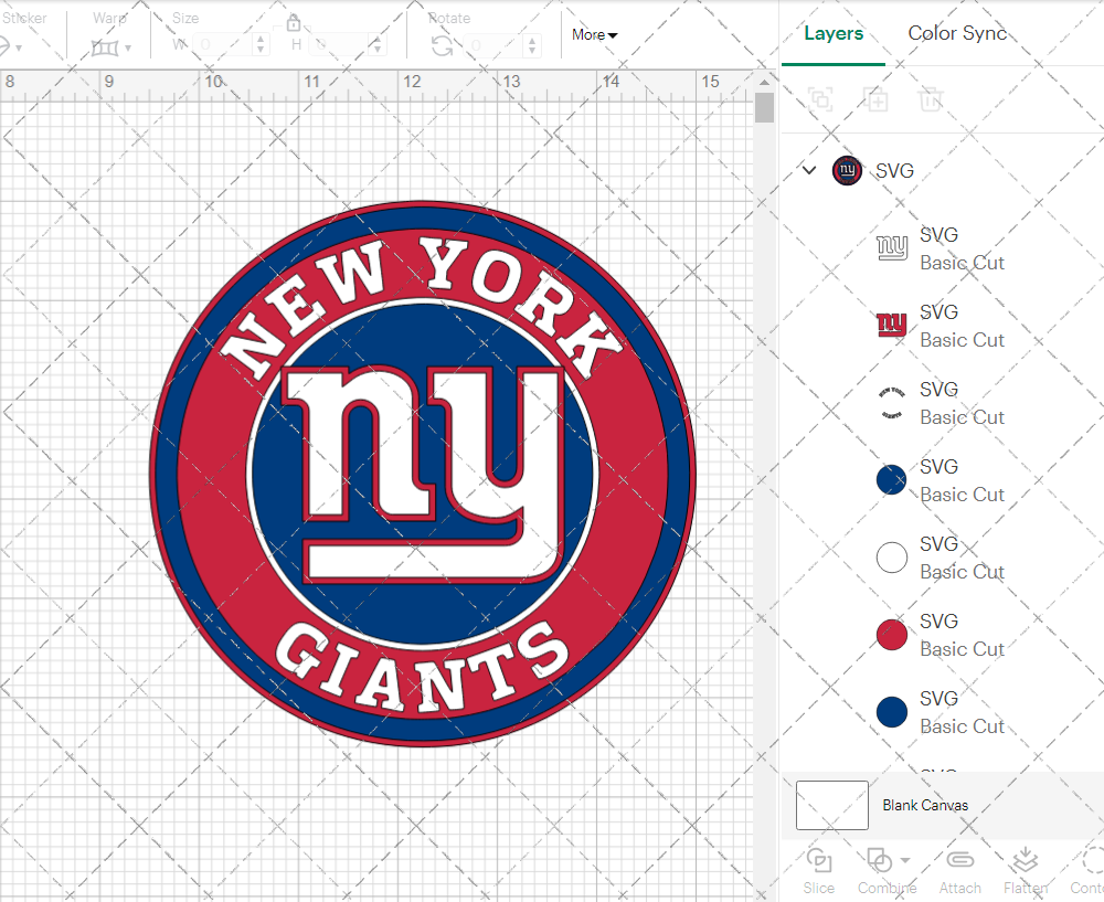 New York Giants Circle 2000 002, Svg, Dxf, Eps, Png - SvgShopArt