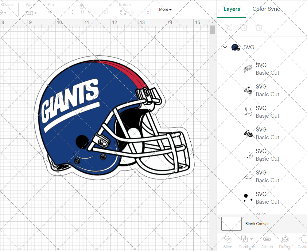 New York Giants Helmet 1981 002, Svg, Dxf, Eps, Png - SvgShopArt