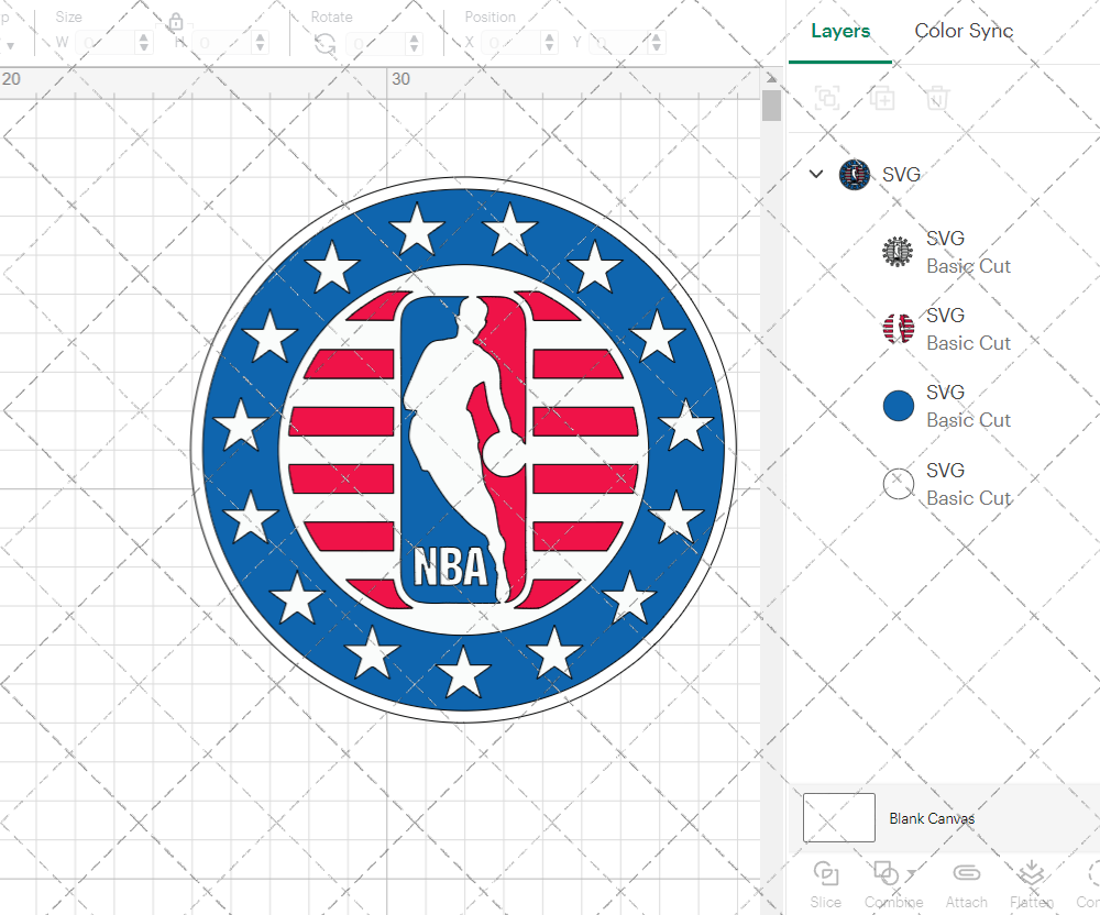 NBA Logo Circle 1989, Svg, Dxf, Eps, Png - SvgShopArt