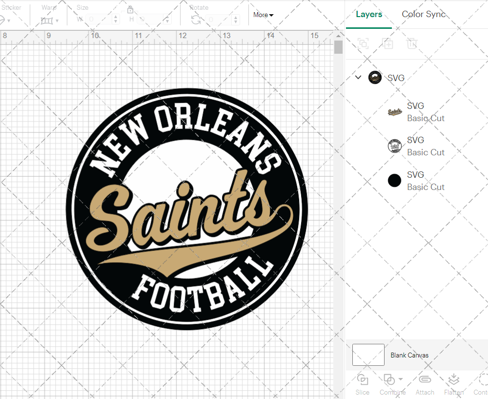 New Orleans Saints Circle 2002 002, Svg, Dxf, Eps, Png - SvgShopArt