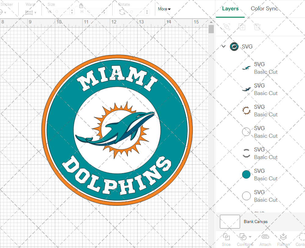 Miami Dolphins Circle 2013 002, Svg, Dxf, Eps, Png - SvgShopArt